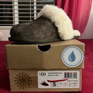 NIB UGG SCUFFETTE II WOMEN'S SUEDE SLIPPERS